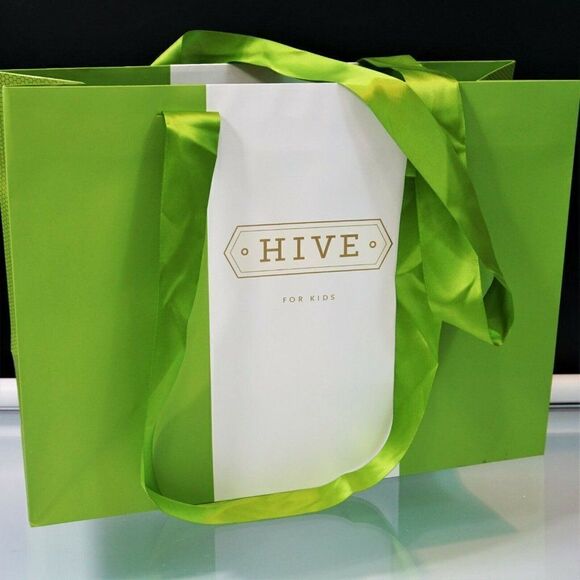 Hive Boutique Store West Palm Beach Florida Totes 2 Paper Gift Bags Rope Handle - Picture 3 of 8